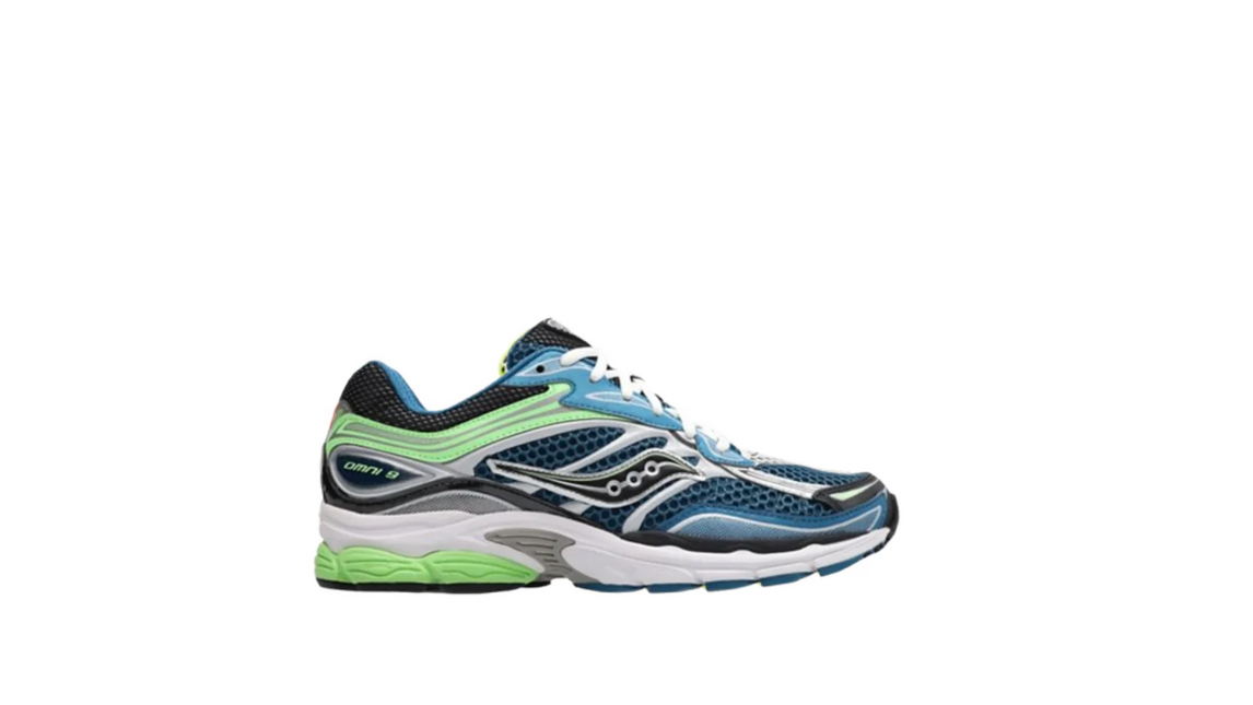 Saucony Progrid Omni 9 Vert Bleu